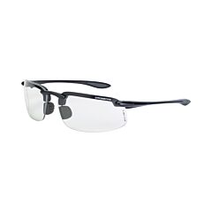 Radians 2164 Safety Glasses, Es4, Clear Lens, Shiny Pearl Gray Frame