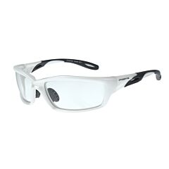 Radians 2244 Safety Glasses, Infinity - Clear Lens / Pearl White Frame, 1 Pair