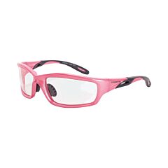 Radians 2254 Safety Glasses, Infinity, Clear Lens, Pearl Pink Frame