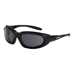 Radians 2861-Af Safety Glasses, Journey Man, Dark Smoke Anti-Fog Lens, Shiny Black
