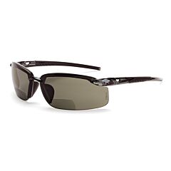 Radians 2941425 Safety Glasses, Es5, Polarized Smoke 2.5 Doipter