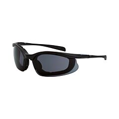 Crossfire 821-Af Safety Glasses, Concept, Smoke Anti-Fog Lens, Matte Black