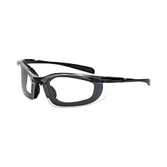 Crossfire 844-Af Safety Glasses, Concept, Clear Anti-Fog Lens, Crystal Black