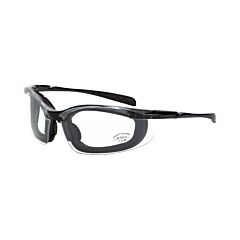 Radians 84425 Concept Readers, 2.5 Clear Lens, Crystal Black