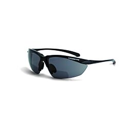 Radians 92125 Sniper Readers, 2.5 Smoke Lens, Shiny Black