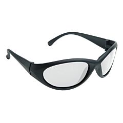 Radians Cb0110Id Cobalt Safety Glasses, Black Frame, Clear Lens