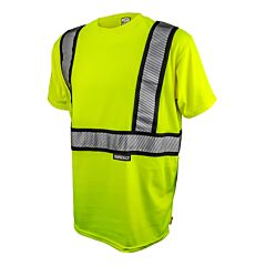 Dewalt Dst911-L Class 2 Modacrylic Fr Short Sleeve T-Shirt, Size Large, 1/Each