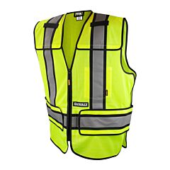 Dewalt Dsv421-4X/6X Class 2 Adjustable Breakaway Safety Vest, 1/Each