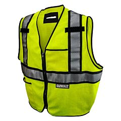 Dewalt Dsv971-3X Green Modacrylic Fr Safety Vest, Size 3X-Large, 1/Each