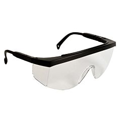 Radians G4J110Id G4 Junior Safety Glasses, Black Frame, Clear Lens