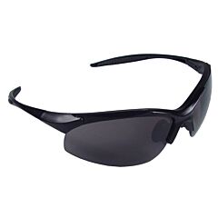 Radians In1-20 Infinity Safety Glasses, Black Frame, Smoke Lens