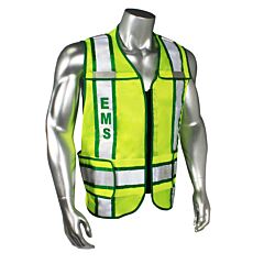 Radians Lhv-207-3G-Ems-J Ems Safety Vest, Lime Green With Green Trim, Size 2X/4X-Large