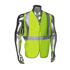 Radians Lhv-6Ansi-M Class 2 Safety Vest, Micro Mesh, Lime Green, Size Medium