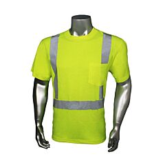 Radians Lhv-Ts-P-M Short Sleeve Green Solid - M, 1/Each
