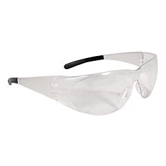 Radians Ll0010Id Illusion Safety Glasses, Clear Frame, Clear Lens
