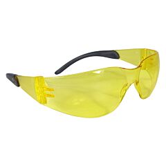 Radians Mrr140Id Mirage Safety Glasses Amber Rubber Temple