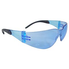 Radians Mrr1B0Id Mirage Safety Glasses Light Blue Rubber Temple