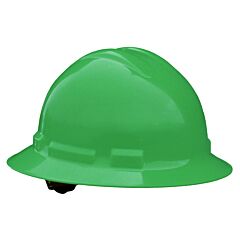 Radians Qhr6-Green Quartz - Full Brim - Green - 6 Pt. Ratchet Suspension, 1/Each