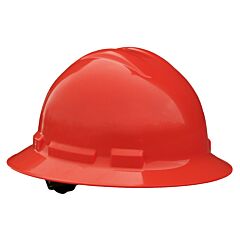 Radians Qhr6-Red Quartz - Full Brim - Red - 6 Pt. Ratchet Suspension, 1/Each