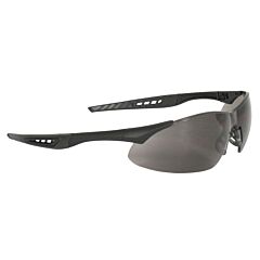 Radians Rk1-21 Rock Safety Glasses, Black Frame, Smoke Anti-Fog Lens