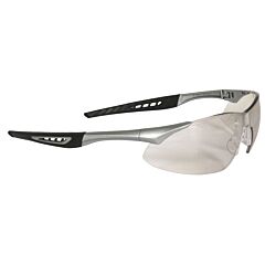 Radians Rk6-90 Rock Safety Glasses, Silver Frame, I/O Lens