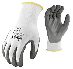 Radians Rwg550S Cut Resistant Gloves Ansi Cut A2, Hppe Seamless Shell, Pu Dipped Palm, Size Small