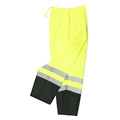Radians Sp41-Epgs-Xl2X Cl E Waterproof Safety Pants Green, Size Xl/2X-Large, 1/Each