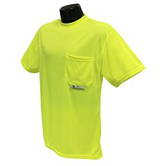 Radians St11-Npgs-Xl Non-Rated Short Sleeve Moisture Wicking T-Shirt - Green, X-Large, 1/Each