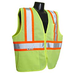 Radians Sv22-2Zgm-M Economy Class 2 Safety Vest With Two-Tone Trim - Green, Medium, 1/Each