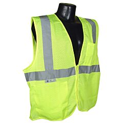 Radians Sv25-2Zgm-Xl Class 2 Economy Se Vest With Zipper - Green, X-Large, 1/Each