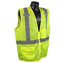 Radians Sv27-2Zgm-4X Class 2 Standard Vest-Green, 4X-Large, 1/Each
