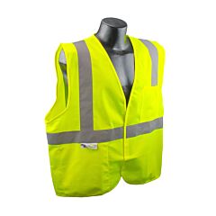 Radians Sv2Gsm Class 2 Economy Solid Safety Vest - Green, Medium, 1/Each