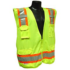 Radians Sv46Gl Class 2 Surveyor Breakaway Safety Vest - Green, Large, 1/Each
