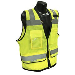 Radians Sv59-2Zgd-M Class 2 Heavy Duty Surveyor Safety Vest - Green, Medium, 1/Each