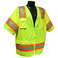 Radians Sv63Gl Class 3 Surveyor Vest - Green, Large, 1/Each