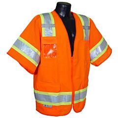 Radians Sv63O5X Class 3 Surveyor Vest - Orange, 5X-Large, 1/Each