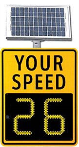 Traffic Logix Safepace 100 Radar Sign With Solar Power