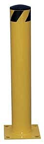 Vestil Bol-42-2 Steel Pipe Safety Bollard 42" X 1-3/4", Yellow