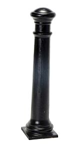Vestil Bol-Ci-38-8 Ductile Iron Decorative Bollard 38" X 8", Black