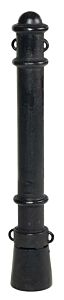 Vestil Bol-Or-40-Bk-Sm Steel Surface Mount Removable Ornamental Bollard 40", Black
