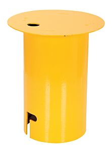 Vestil Bol-R-Slv-Cv Steel Removable Bollard Sleeve Cover 8" X 8" X 9-13/16", Yellow