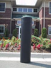 Vestil Bpc-Dc-R Polyethylene Cinco Bollard Cover 11-1/4" X 11-1/4" X 52" Red