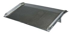 Vestil Bta-05006030 Aluminum Truck Dock Board 30" X 60" 5000 Lb. Capacity, Silver