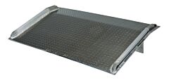 Vestil Bta-06005454 Aluminum Truck Dock Board 54" X 54" 6000 Lb. Capacity, Silver