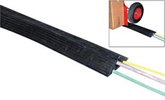Vestil C-75-12 Extruded Rubber Cord Protector 12Ft. 6600 Lb. Capacity, Black