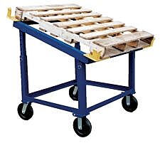 Vestil C-Ath-4048 Transporter Adjustable Height 4000 Lb. Capacity, Blue