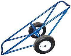 Vestil Carpet-45 Portable Carpet Dolly With Pneumatic Wheels 61" X 26" X 20" 500 Lb. Capacity, Blue