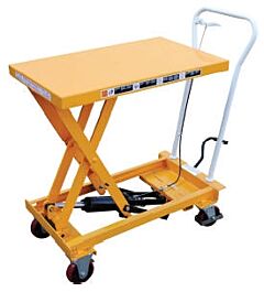 Vestil Cart-550-As Steel Auto Shift Hydraulic Elevating Cart 19-1/2" X 32-1/2" 550 Lb. Capacity, Yellow