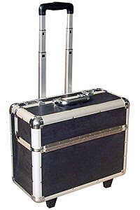 Vestil Case-Sh Aluminum Frame Case With Trolley 20" X 10" X 15", Black/Silver