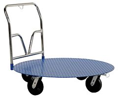 Vestil Cc-48 Steel Pallet Cart And Carousel 48" 2000 Lb. Capacity, Blue